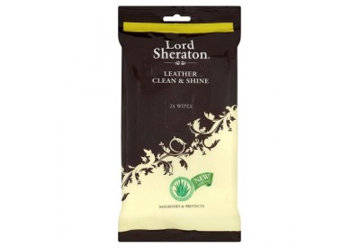 Lord Sheraton Leather Clean & Shine Wipes (24 wipes)